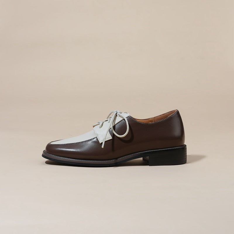 Anica Two Tone Derby Loafers