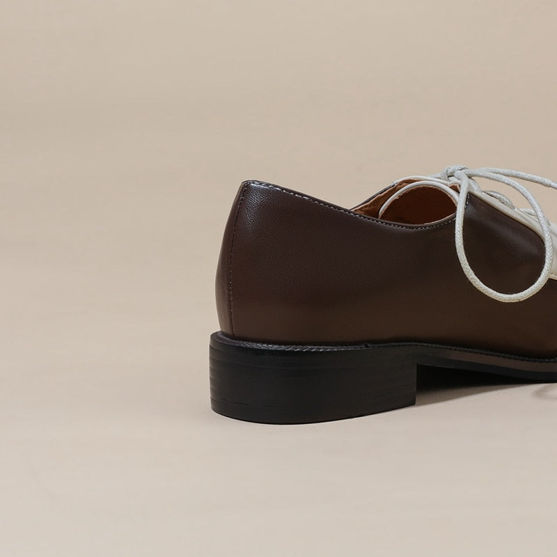 Anica Two Tone Derby Loafers