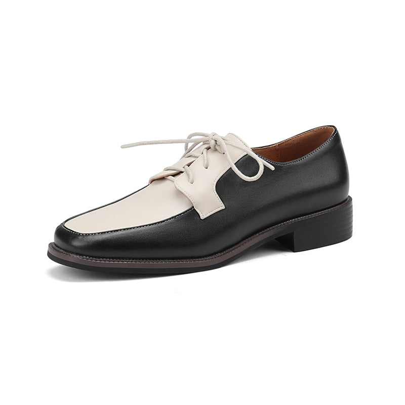 Anica Two Tone Derby Loafers