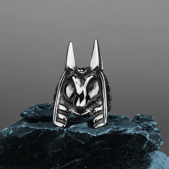 Anubis Egyptian God Ring