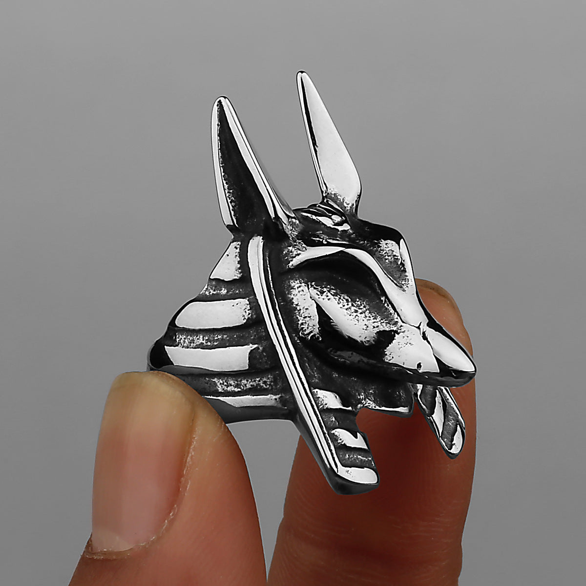 Anubis Egyptian God Ring