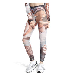 Birth of Venus Tattoo Tissue Off the Shoulder Top & Leggings