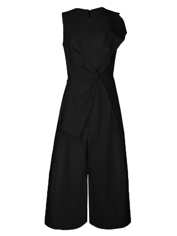 Claire Front Twist Sleeveless Jumpsuit