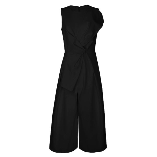 Claire Front Twist Sleeveless Jumpsuit