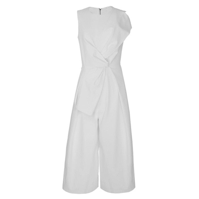 Claire Front Twist Sleeveless Jumpsuit