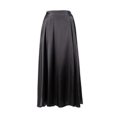 Elegant Satin Flare Maxi Skirts