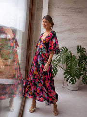 Espa Bold Floral Bohemian Maxi Dress