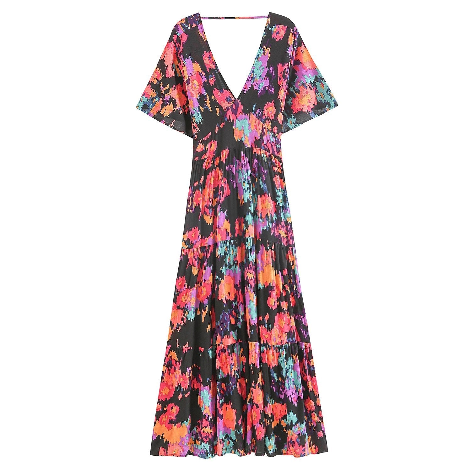 Espa Bold Floral Bohemian Maxi Dress