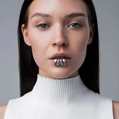 Gothic No Piercing Lip Clip