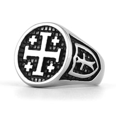 Gothic Religious Cross Ring