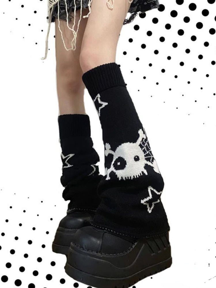 Harajuku Prints Reversible Leg Warmer