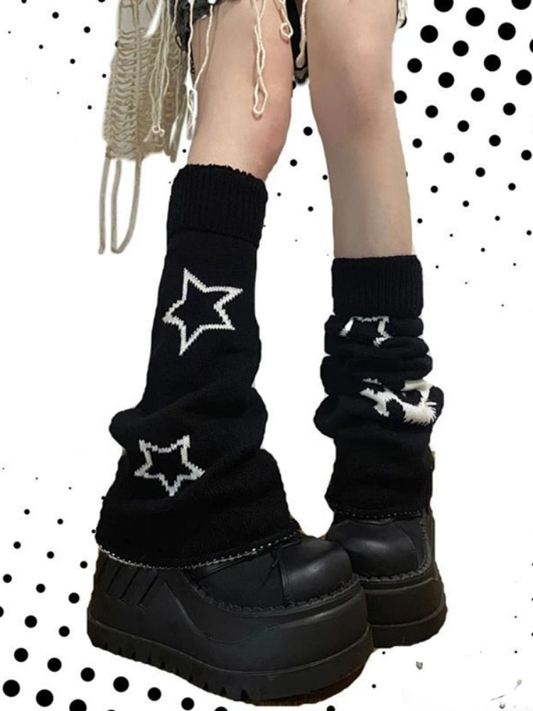 Harajuku Prints Reversible Leg Warmer