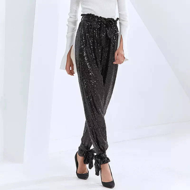 Jones Sequin Jogger Pants