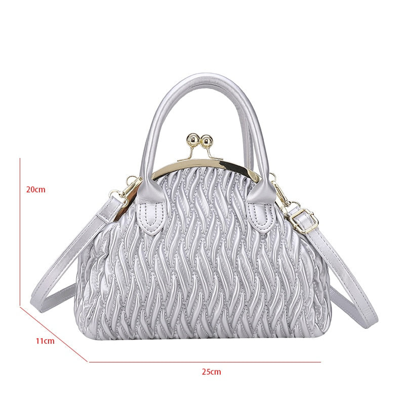 Loreth Chevron Pattern Woven Coin Bags