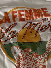 La Femme Graphic Print T-Shirts