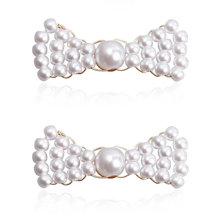 Wella Pearl Bowknot Stud Earrings