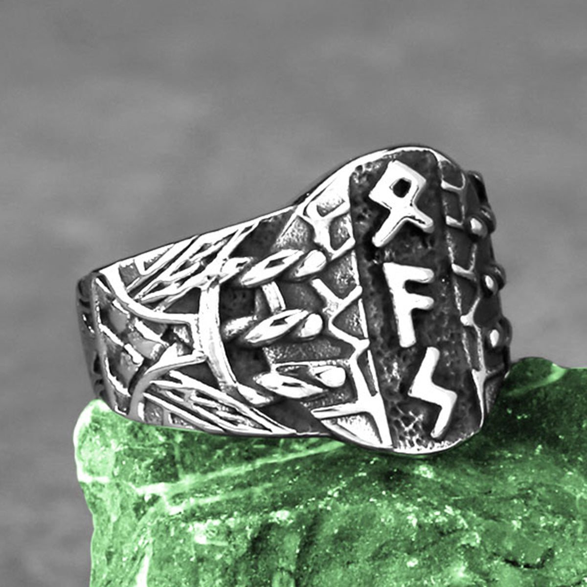 Viking Odin Rune Ring