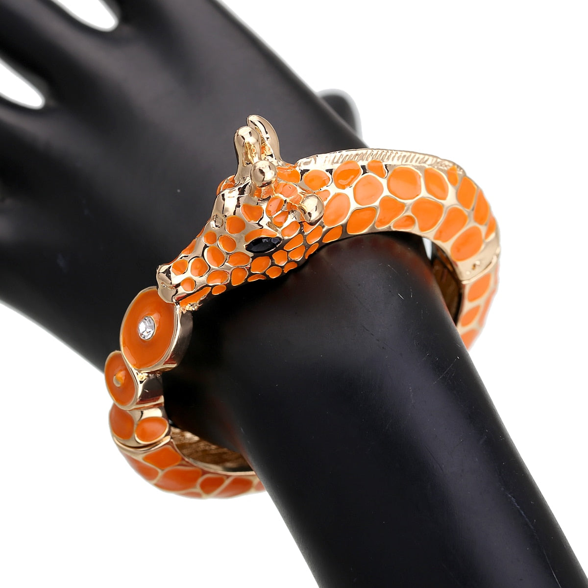 Zebra Enamel Bangle Bracelets