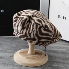 Zebra Pattern Plush Barrets