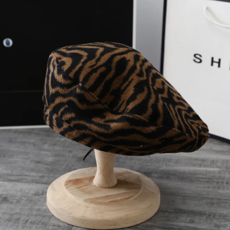 Zebra Pattern Plush Barrets