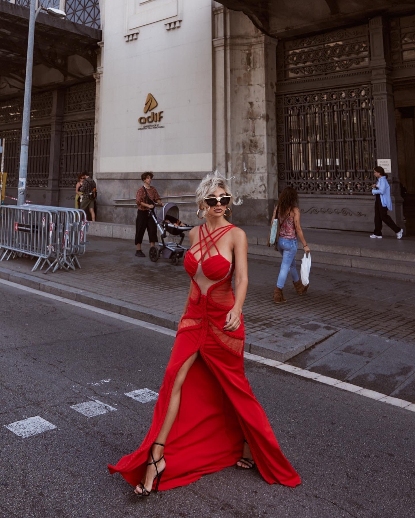 Yona Red Maxi Dress