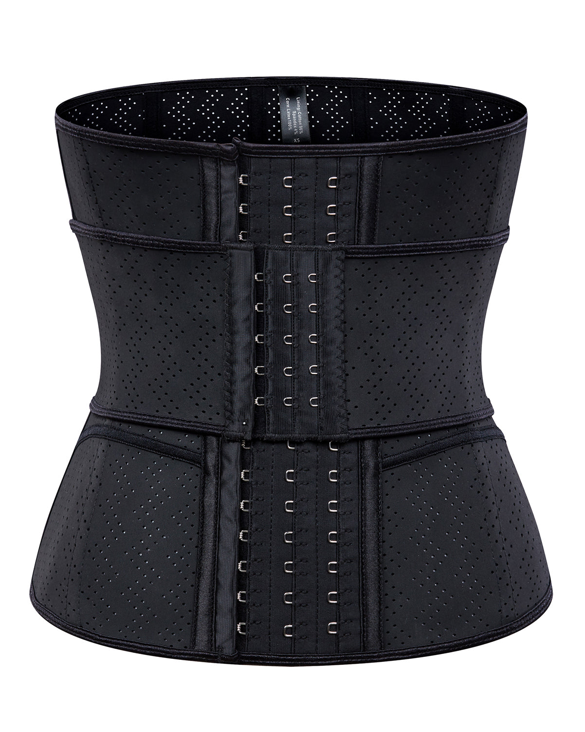 Corset Latex Buckle Waist Corset Belt LATEX Rubber Straps Corset-curvy-faja