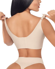 Adjustable Straps Back And Side Control Bra