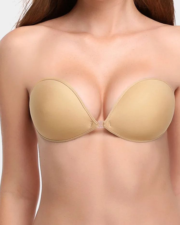 Adhesive Push-up Reusable Self Silicone Bra