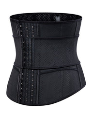 Corset Latex Buckle Waist Corset Belt LATEX Rubber Straps Corset-curvy-faja