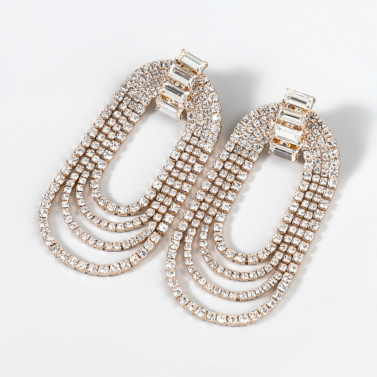 Valeria Gold Diamond Earrings