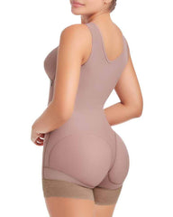 Bodysuit Bodyshaper For Women  Tummy Control Side Zipper Adjustable Breast Support Shaperwear