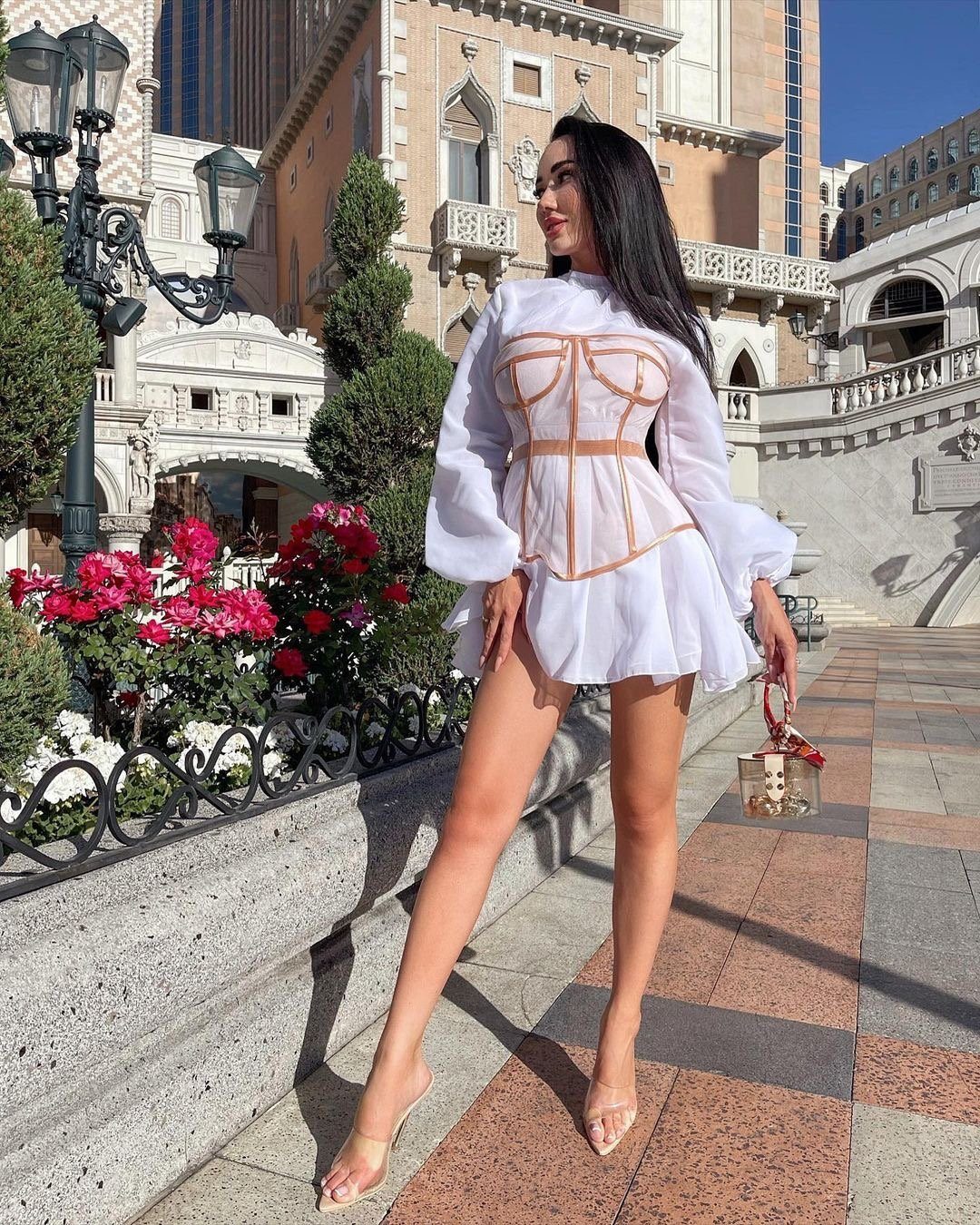 Joy White Mini Dress