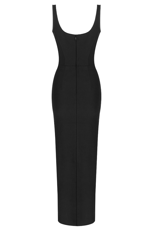 Noor Black Maxi Dress