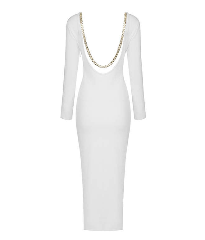 Sevil White Maxi Dress