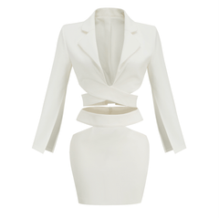 Vera White Two Piece Set