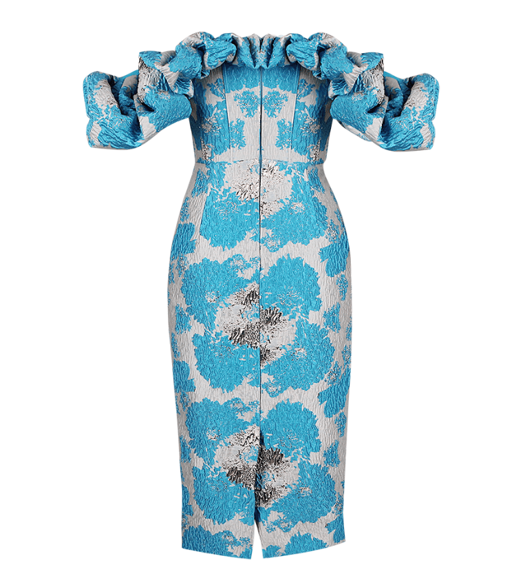 Dorsey Blue Midi Dress