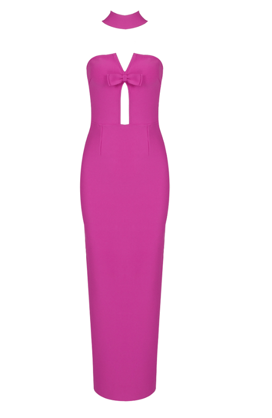 Petra Pink Maxi Dress