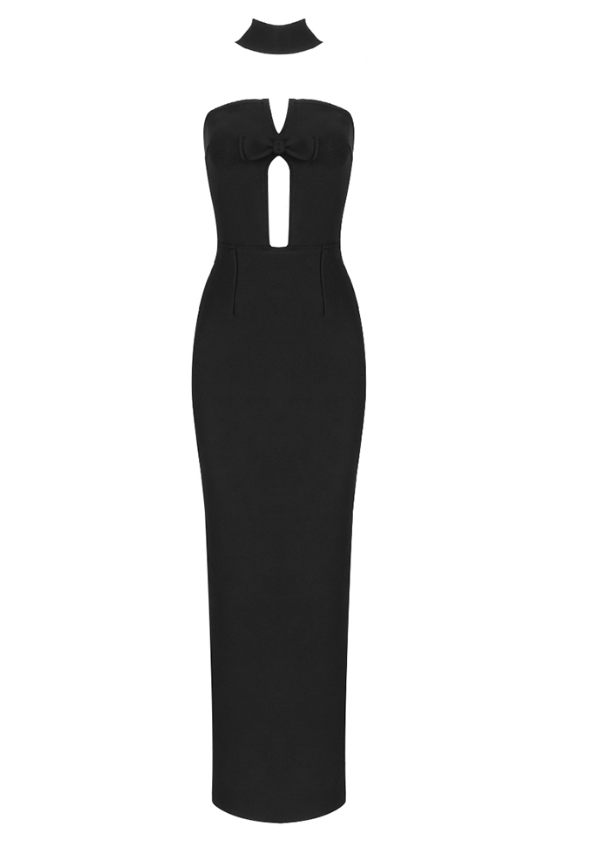 Petra Black Maxi Dress