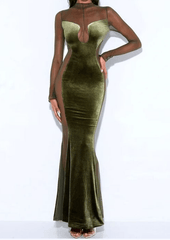 Zarife Green Maxi Dress