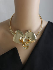 Sapphira 3D Orchid Necklace