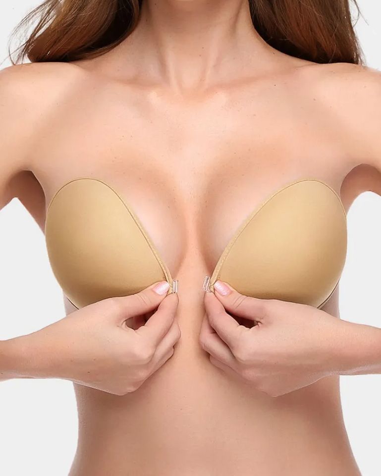 Adhesive Push-up Reusable Self Silicone Bra