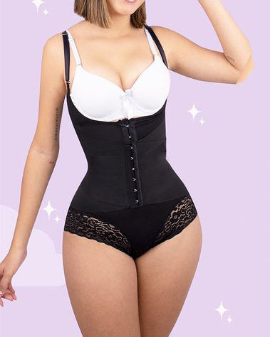 Thin Strap Tummy Control Shape Bodysuit