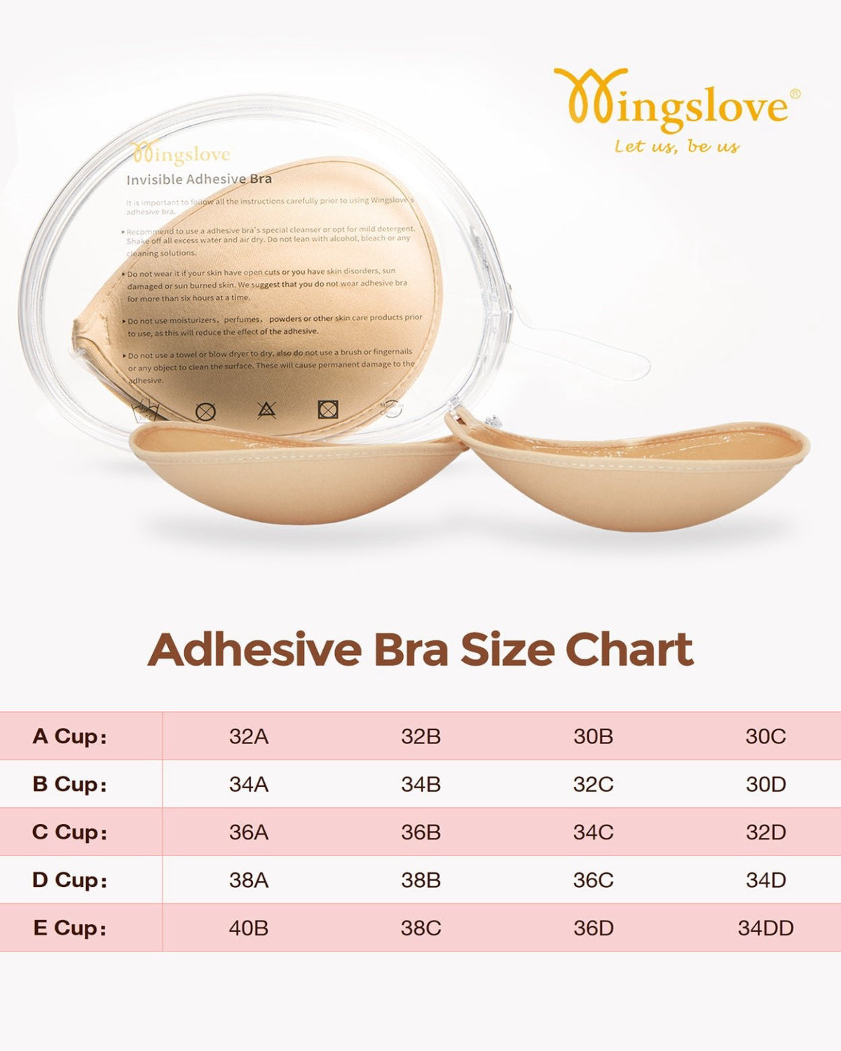 Adhesive Push-up Reusable Self Silicone Bra