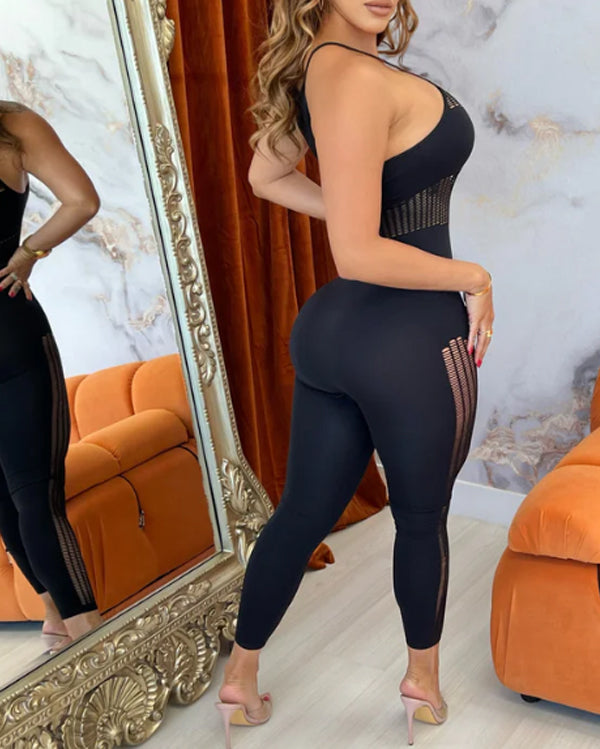 Sexy Black Yoga Onesie